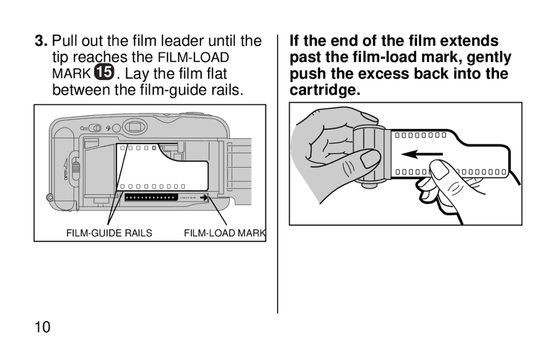 Kodak KB20 manual FILM-GUIDE Rails 