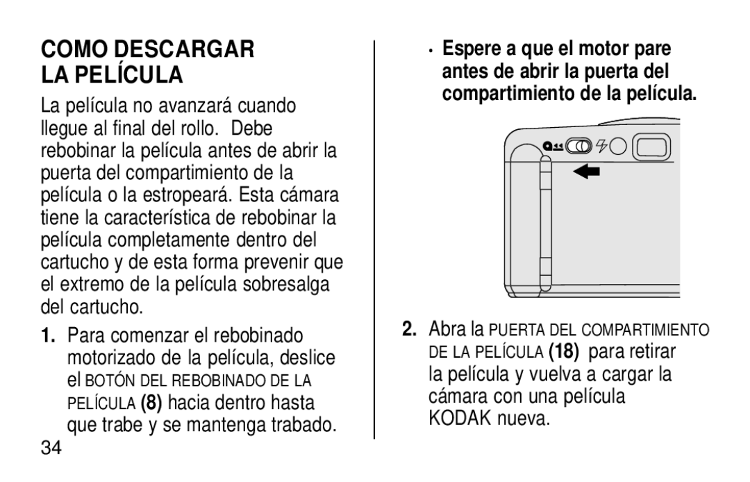 Kodak KB28 manual Como Descargar LA Película 