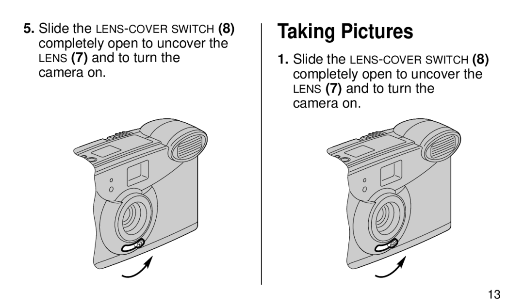 Kodak KE40 manual Taking Pictures 