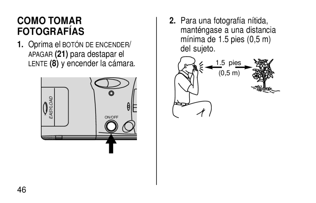 Kodak KE60 manual Como Tomar Fotografías 