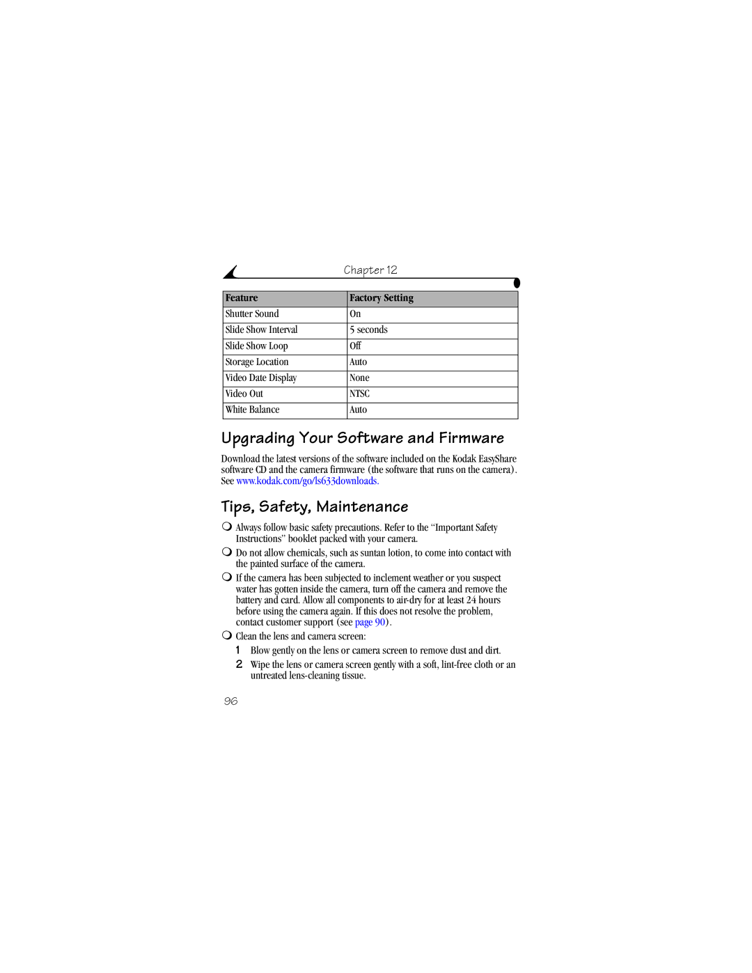 Kodak LS633 manual Ntsc 