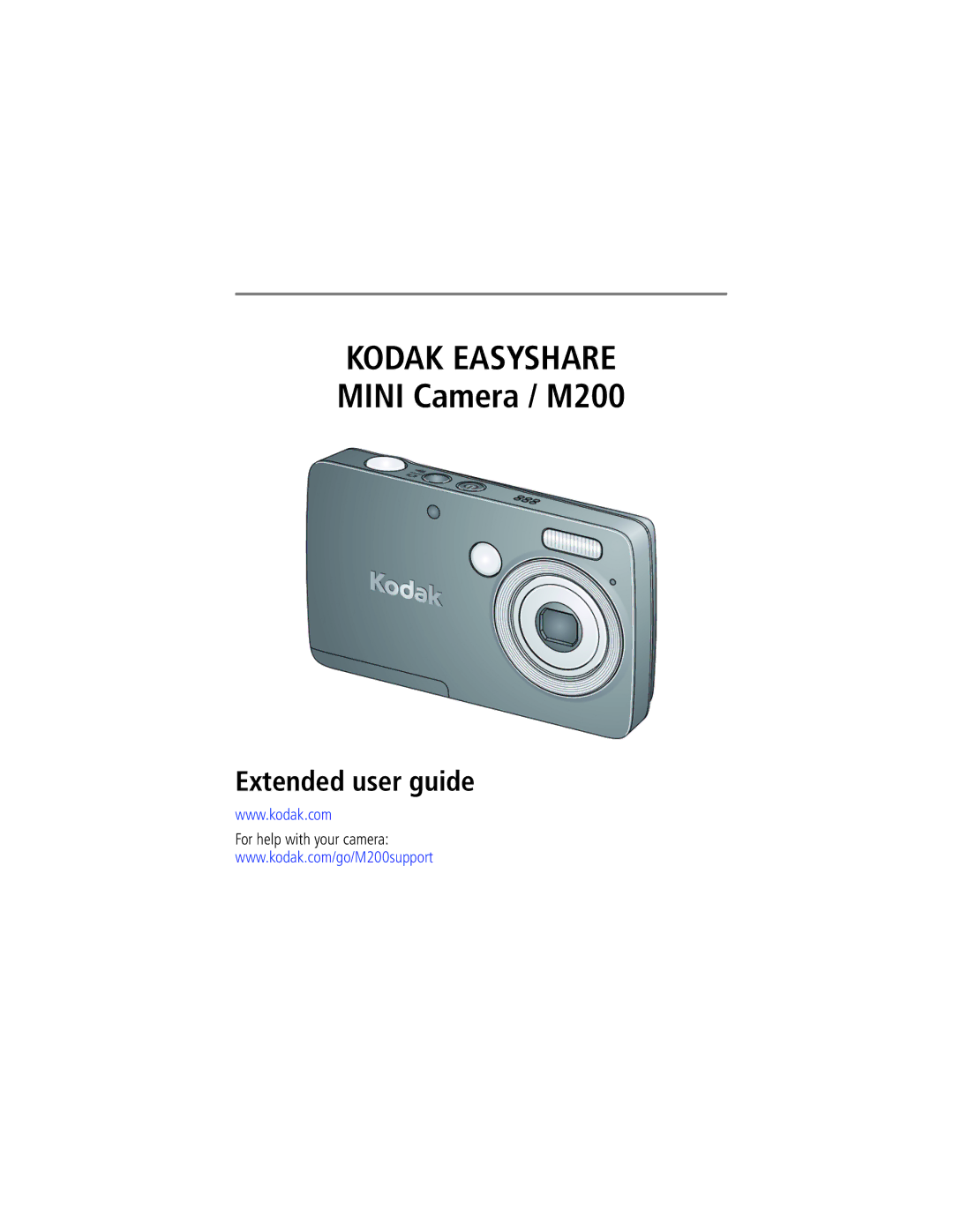 Kodak 1944685, M200 manual Kodak Easyshare, For help with your camera 