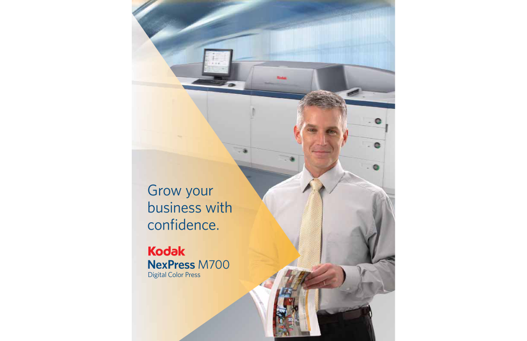 Kodak manual Grow your business with conﬁdence, Digital Color Press, NexPress M700 