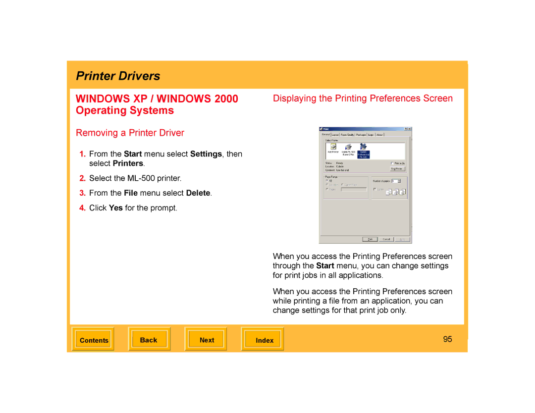 Kodak ML-500 manual Windows XP / Windows, Operating Systems 