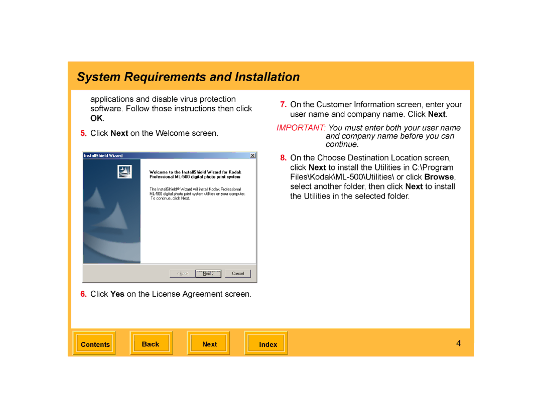 Kodak ML-500 manual System Requirements and Installation 