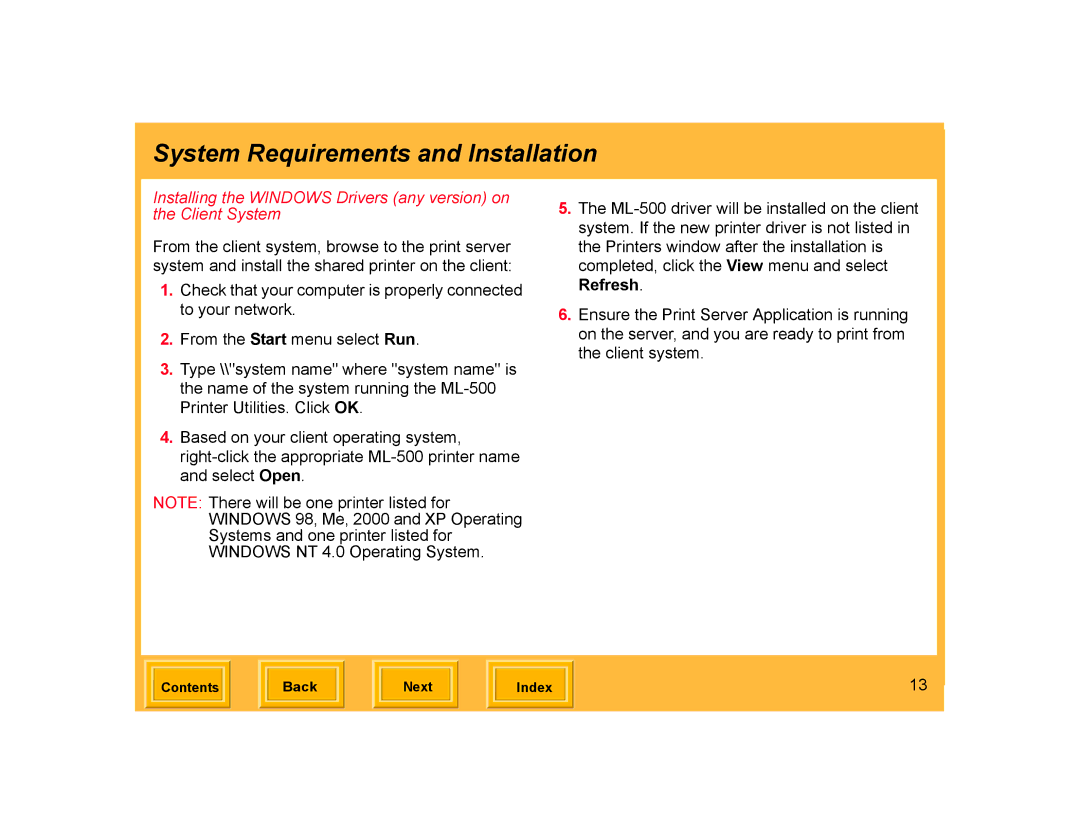 Kodak ML-500 manual System Requirements and Installation 