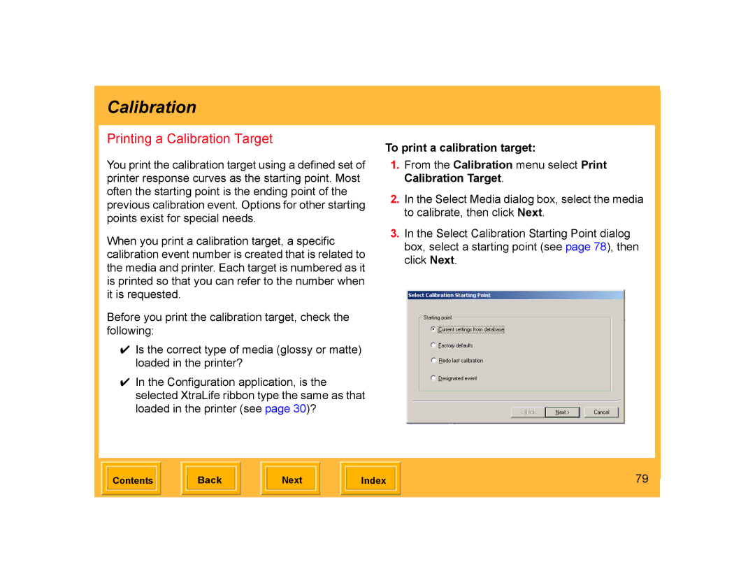 Kodak ML-500 manual Printing a Calibration Target, To print a calibration target 