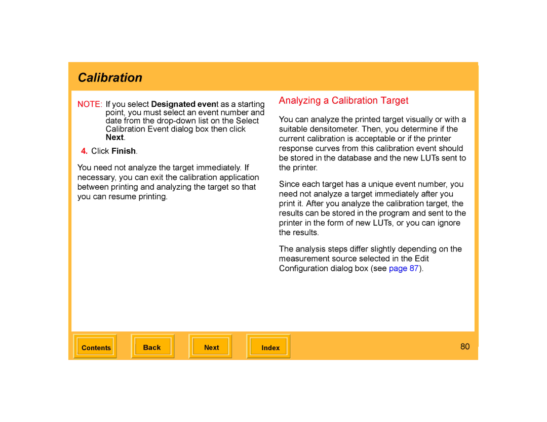 Kodak ML-500 manual Analyzing a Calibration Target 