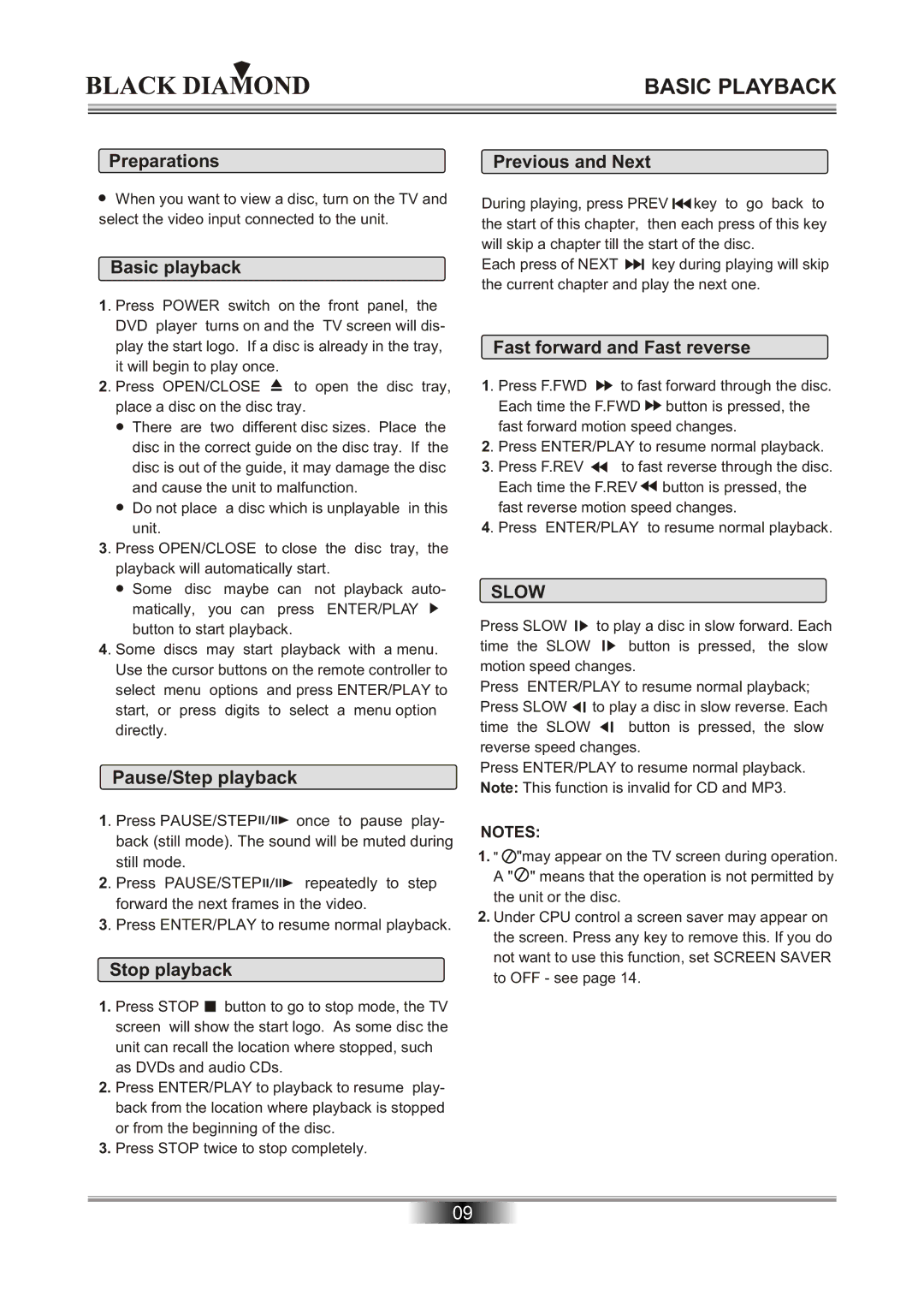 Kodak MP6000 owner manual Basic Playback, Slow 