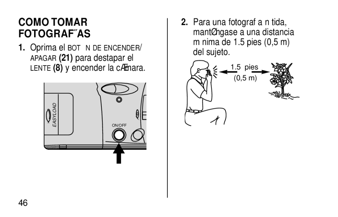 Kodak NY 14650 manual Como Tomar Fotografías 