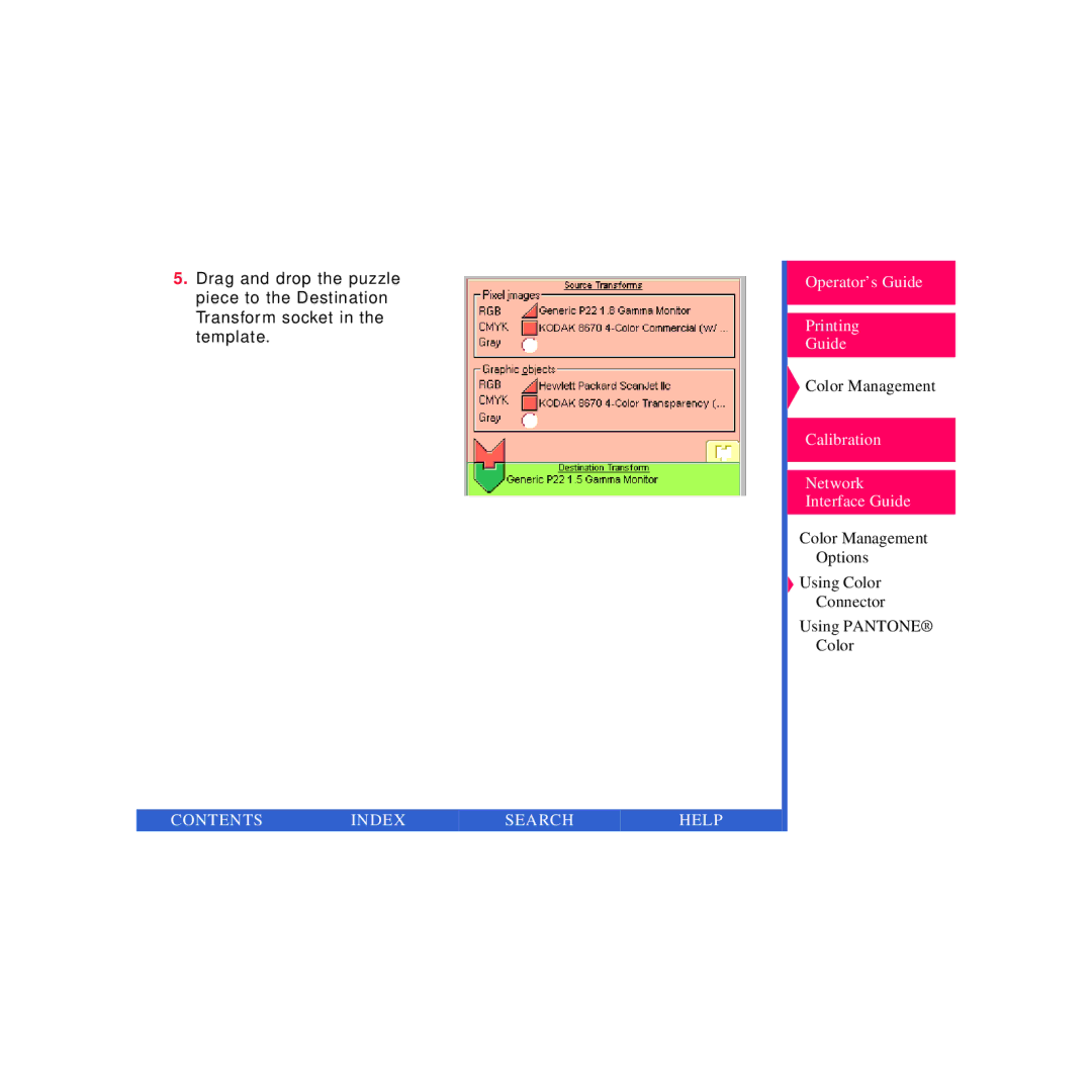 Kodak Printer manual Contents Index Search Help 