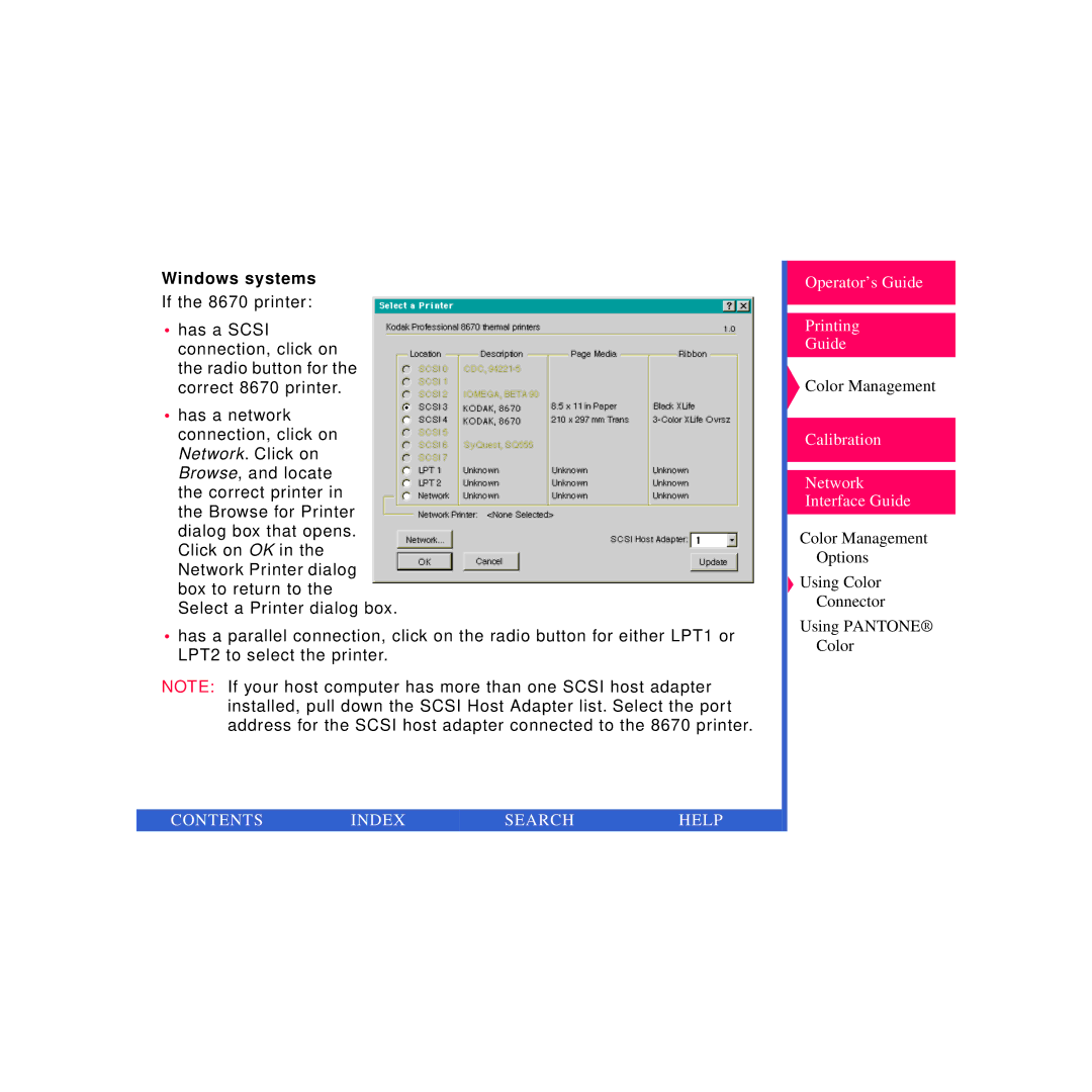 Kodak Printer manual Windows systems 