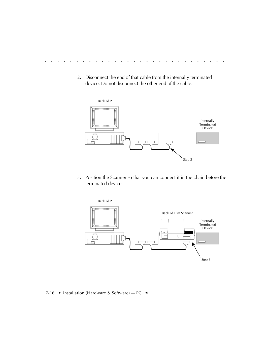 Kodak RFS 3570 user manual 16  Installation Hardware & Software PC G 