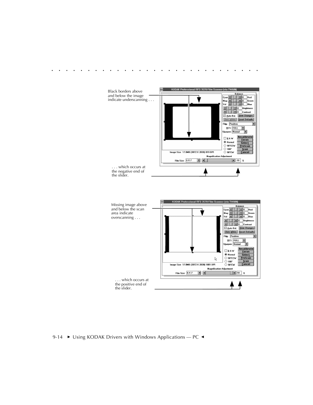 Kodak RFS 3570 user manual 14  Using Kodak Drivers with Windows Applications PC G 