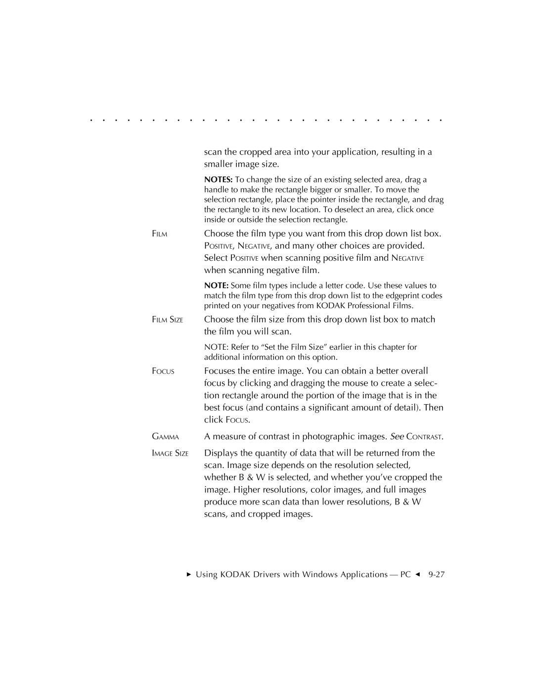 Kodak RFS 3570 user manual Scan the cropped area into your application, resulting in a 