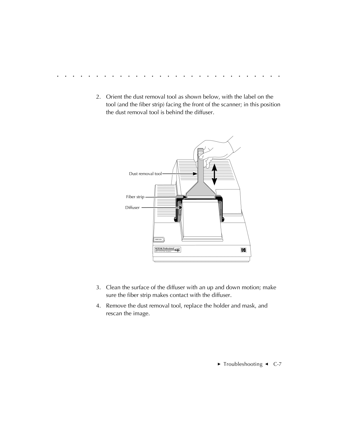 Kodak RFS 3570 user manual  Troubleshooting G C-7 