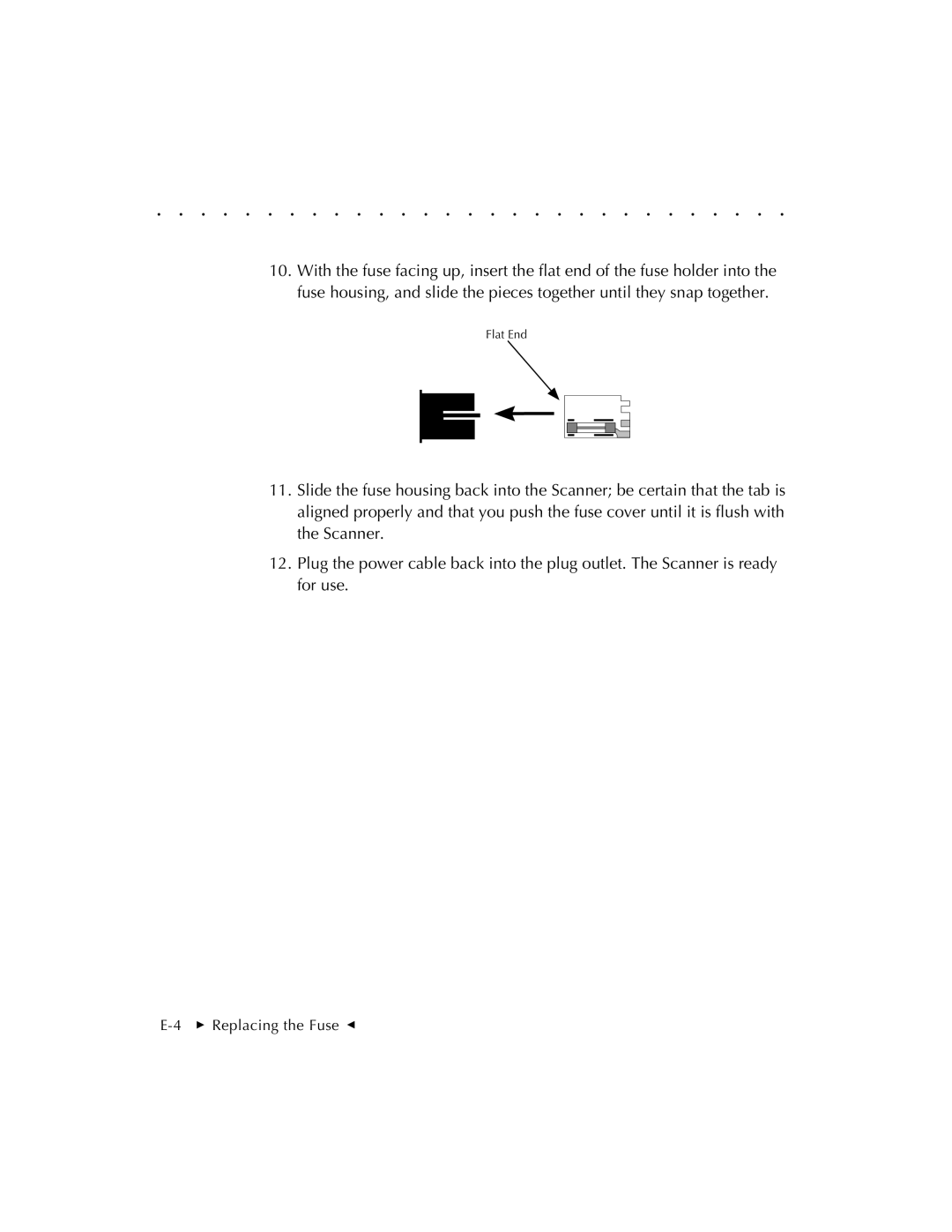 Kodak RFS 3570 user manual Flat End 