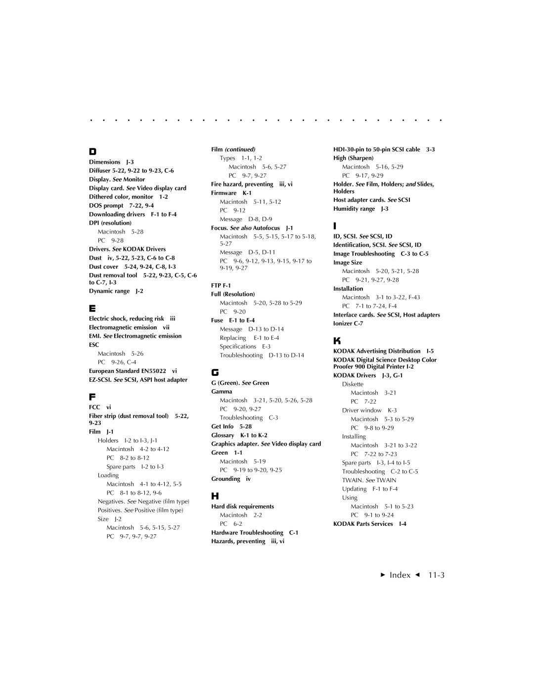 Kodak RFS 3570 user manual Film 