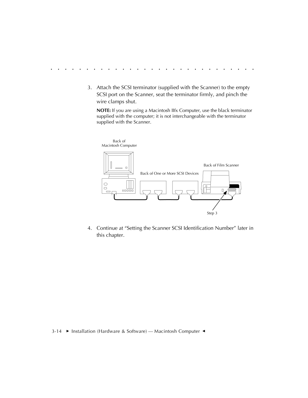 Kodak RFS 3570 user manual 14  Installation Hardware & Software Macintosh Computer G 