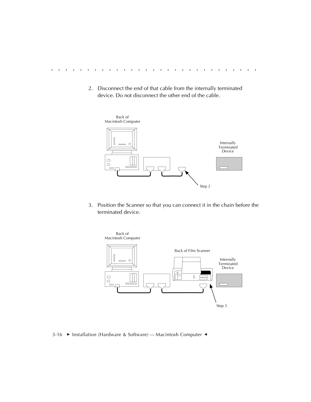 Kodak RFS 3570 user manual 16  Installation Hardware & Software Macintosh Computer G 