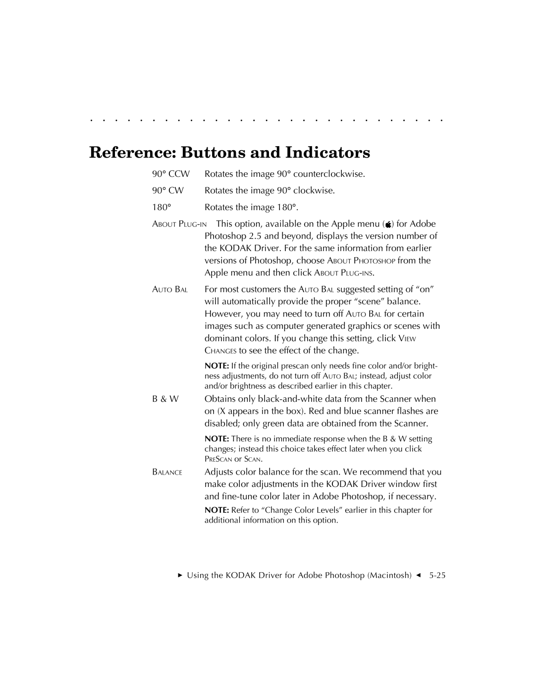 Kodak RFS 3570 user manual Reference Buttons and Indicators 