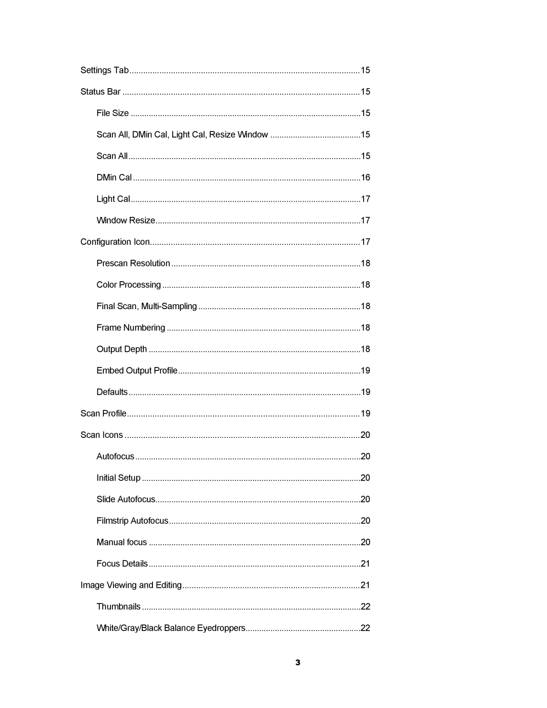 Kodak RFS 3600 user manual 