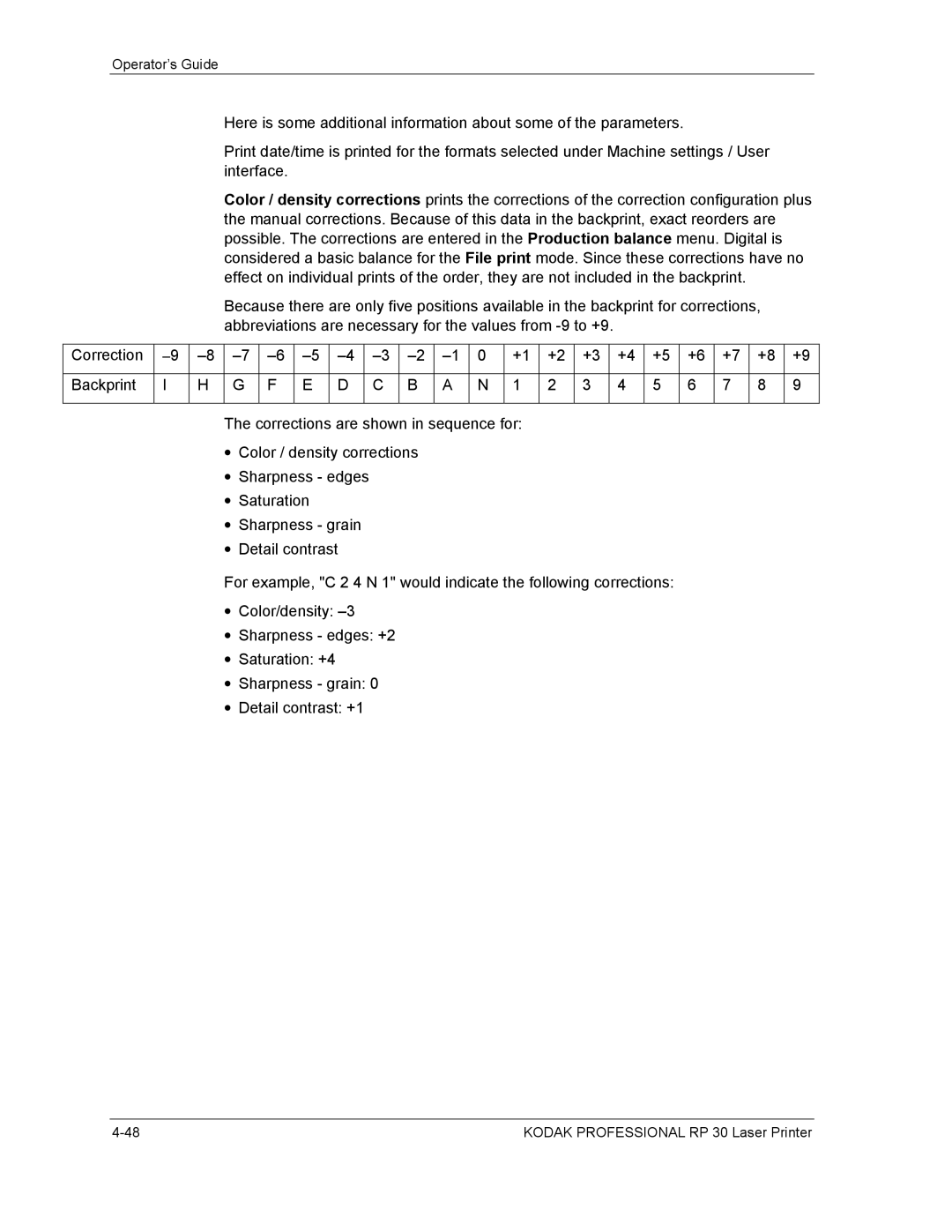 Kodak RP 30 manual Operator’s Guide 