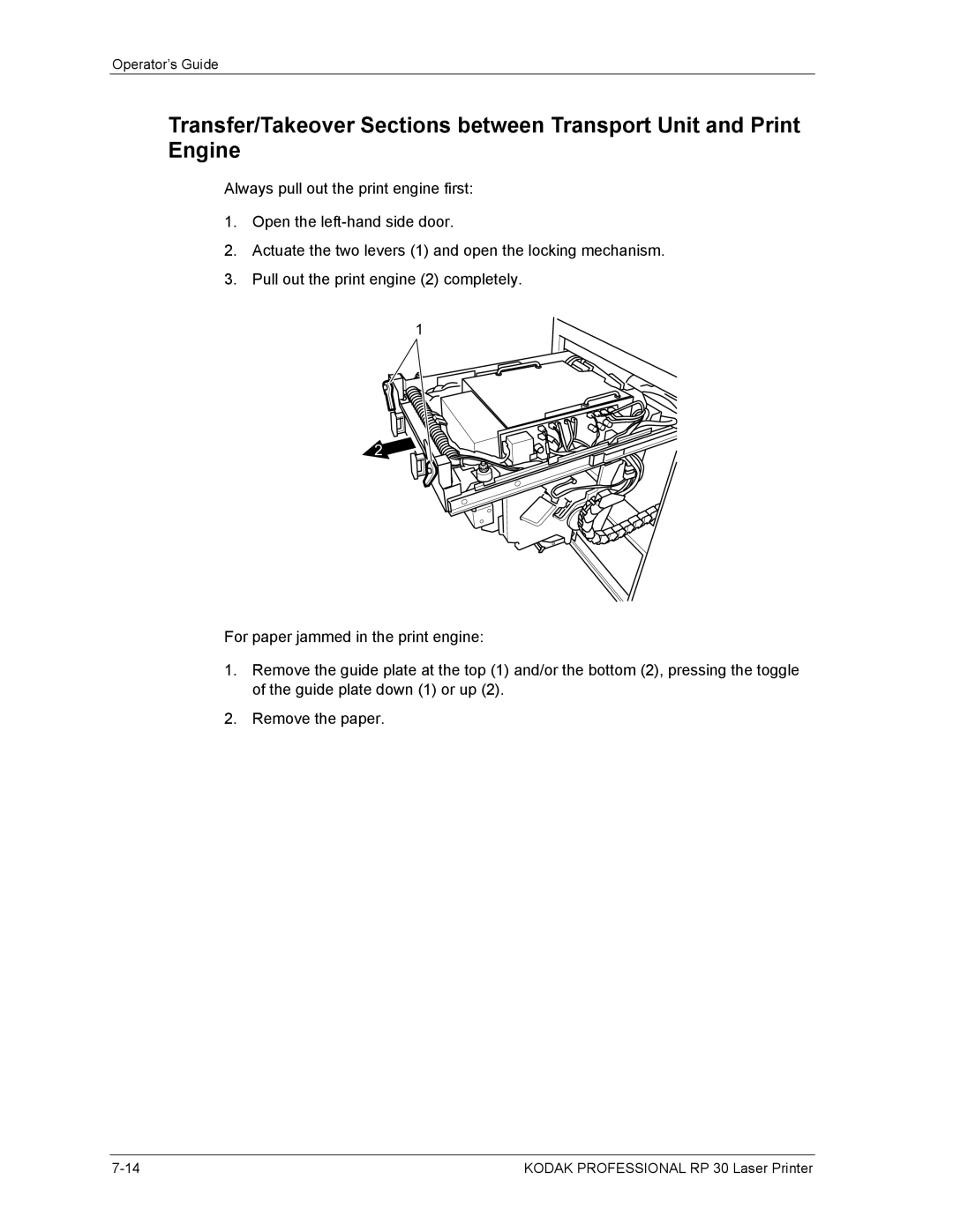 Kodak RP 30 manual Operator’s Guide 