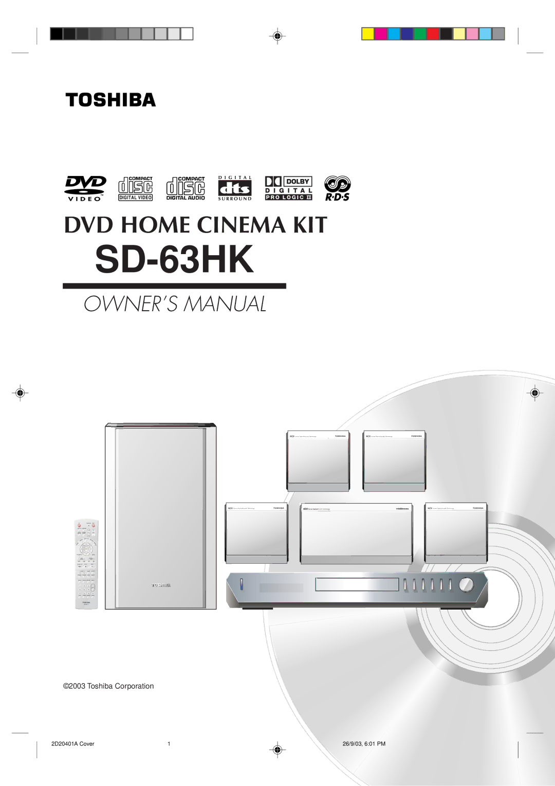 Kodak SD-63HK owner manual 