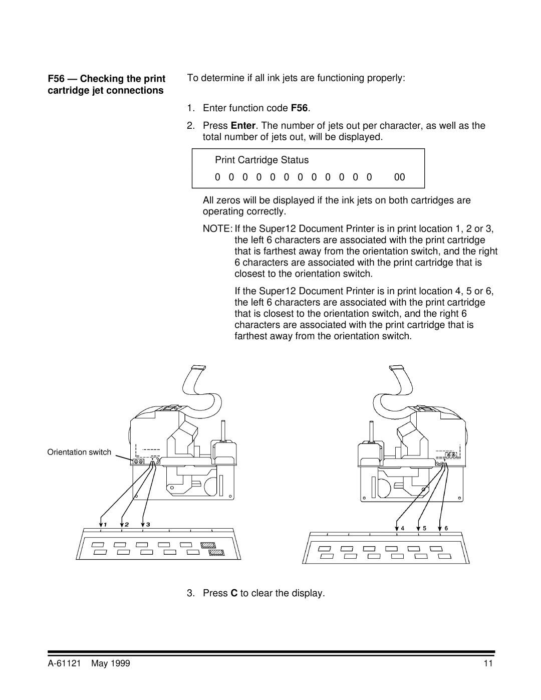 Kodak Series 3 manual Press C to clear the display 