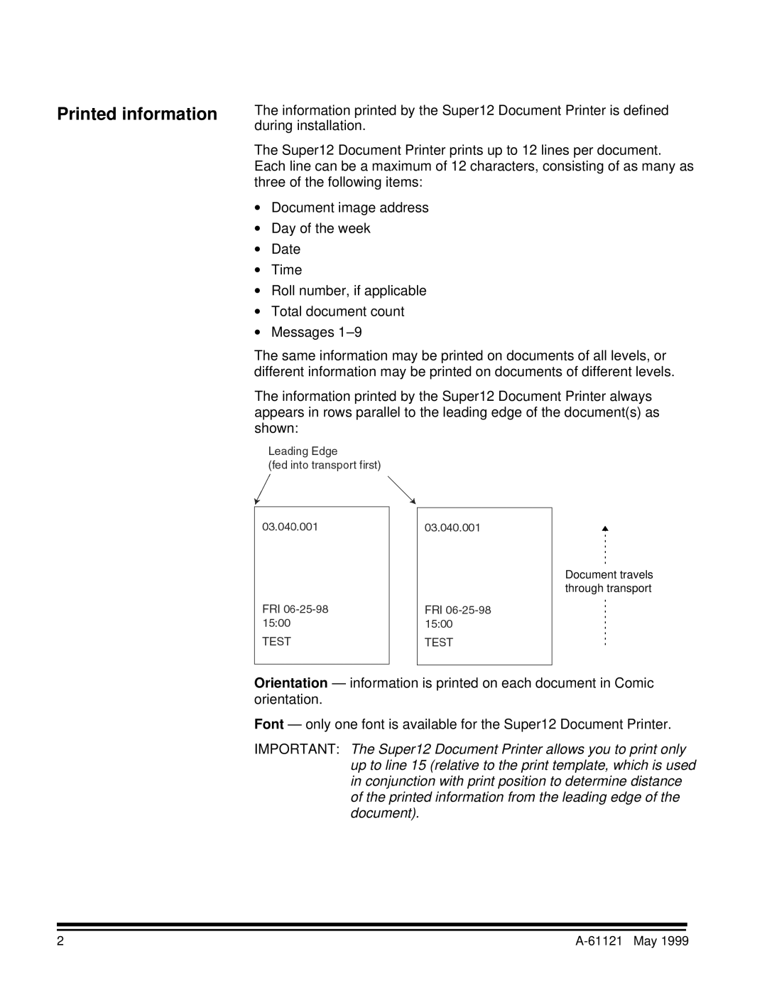 Kodak Series 3 manual Document travels through transport 