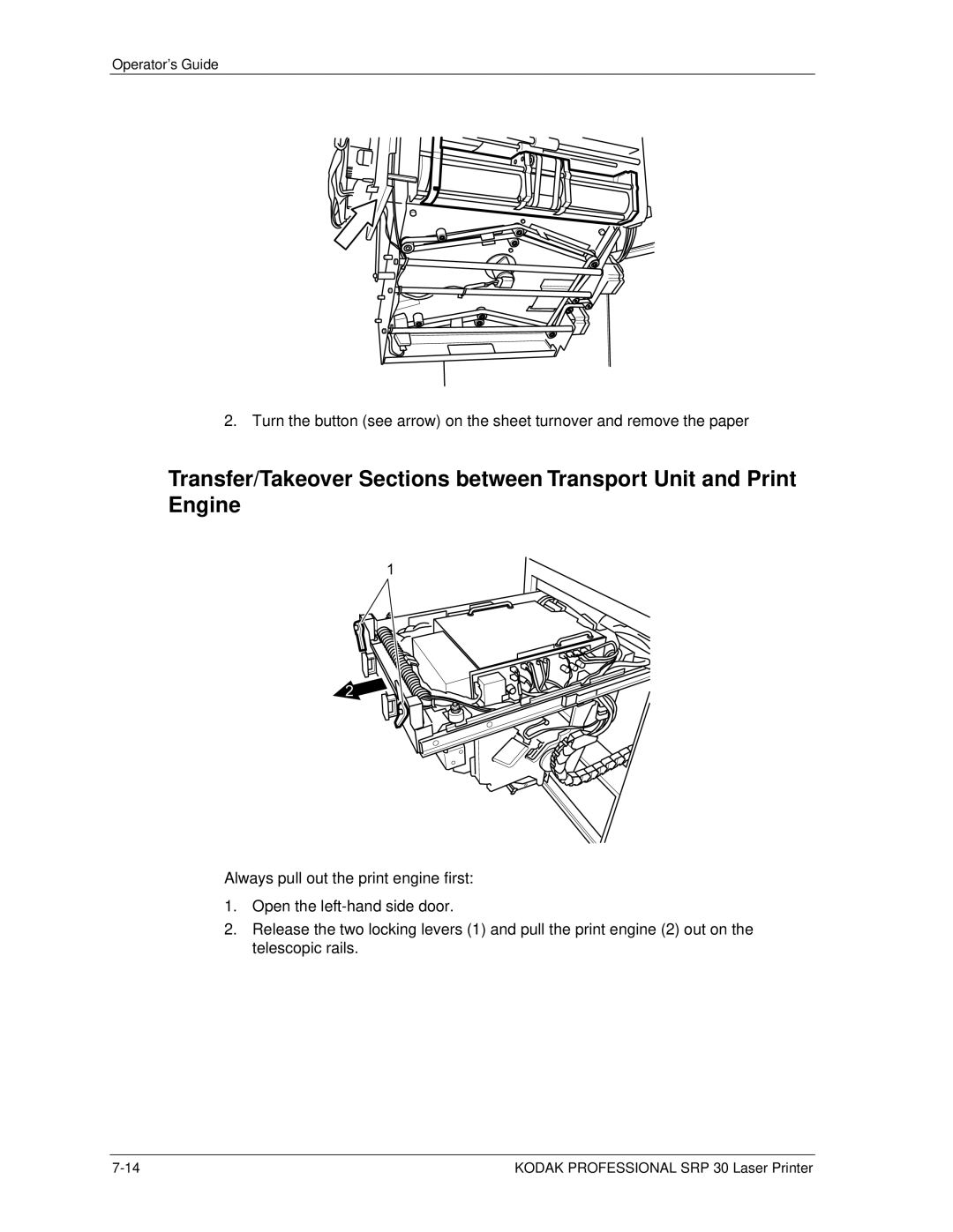 Kodak SRP 30 manual Operator’s Guide 