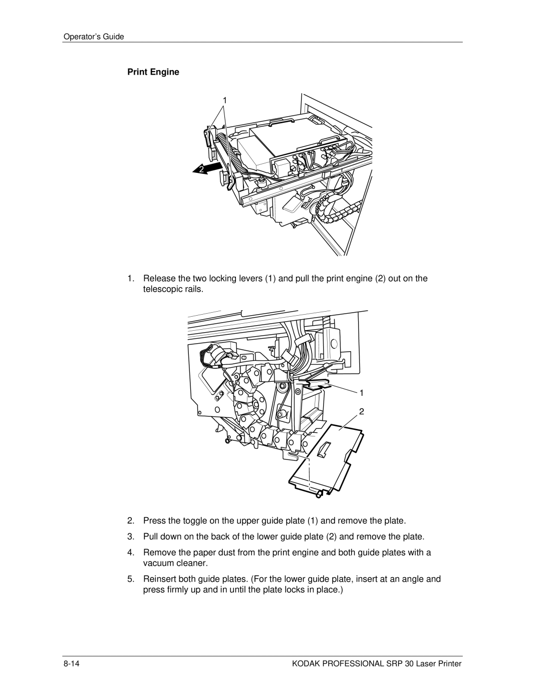 Kodak SRP 30 manual Print Engine 