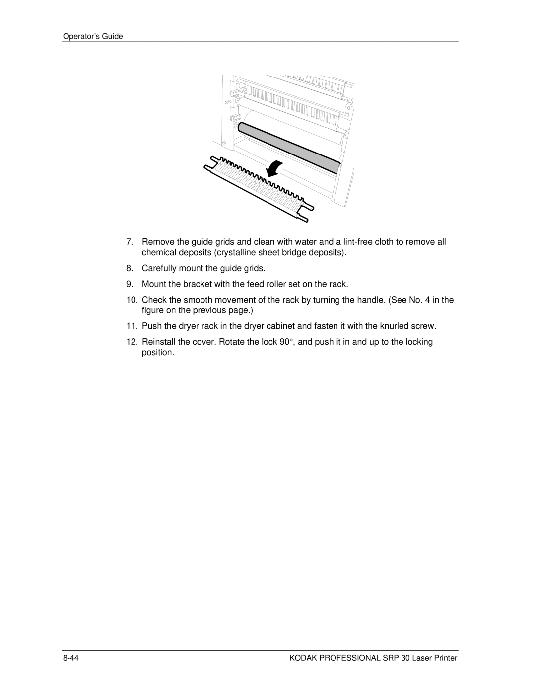 Kodak SRP 30 manual Operator’s Guide 