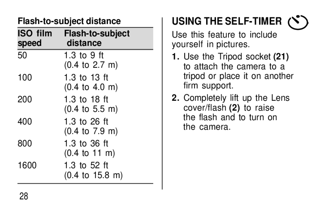 Kodak T570 manual Using the SELF-TIMER 