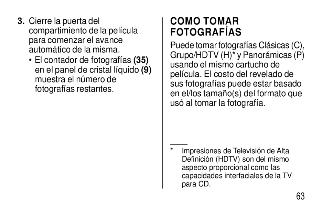 Kodak T570 manual Como Tomar Fotografías 