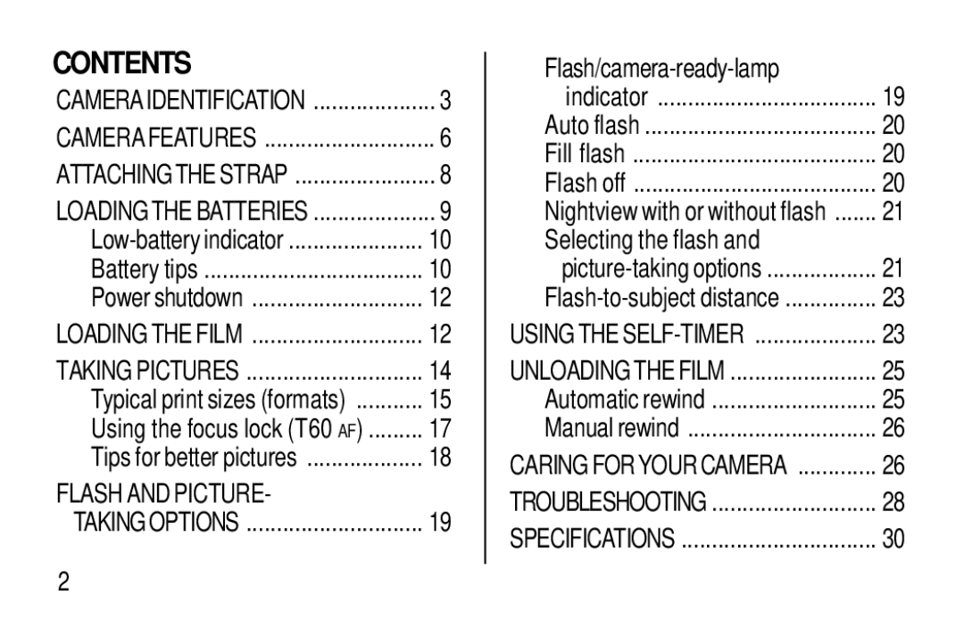 Kodak T60, T50 user manual Flash/camera-ready-lamp, Selecting the flash 