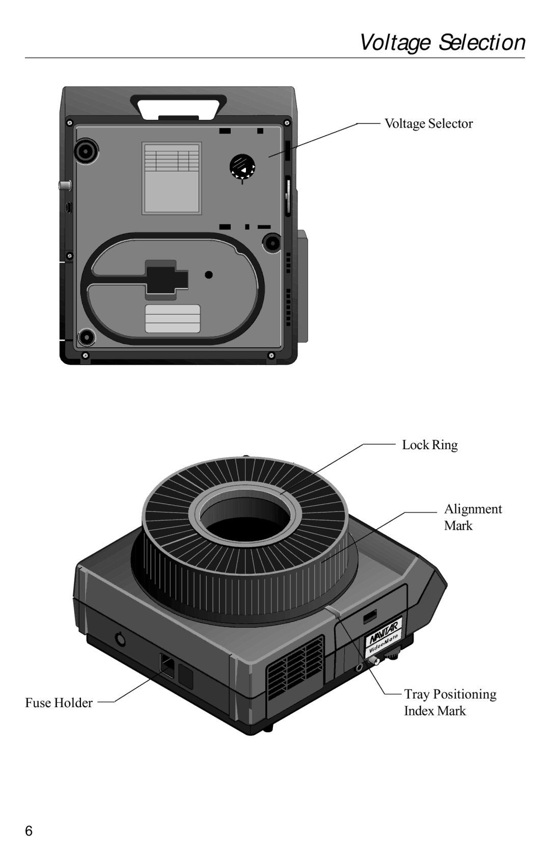 Kodak VIDEOMATE 2030P instruction manual Voltage Selection 