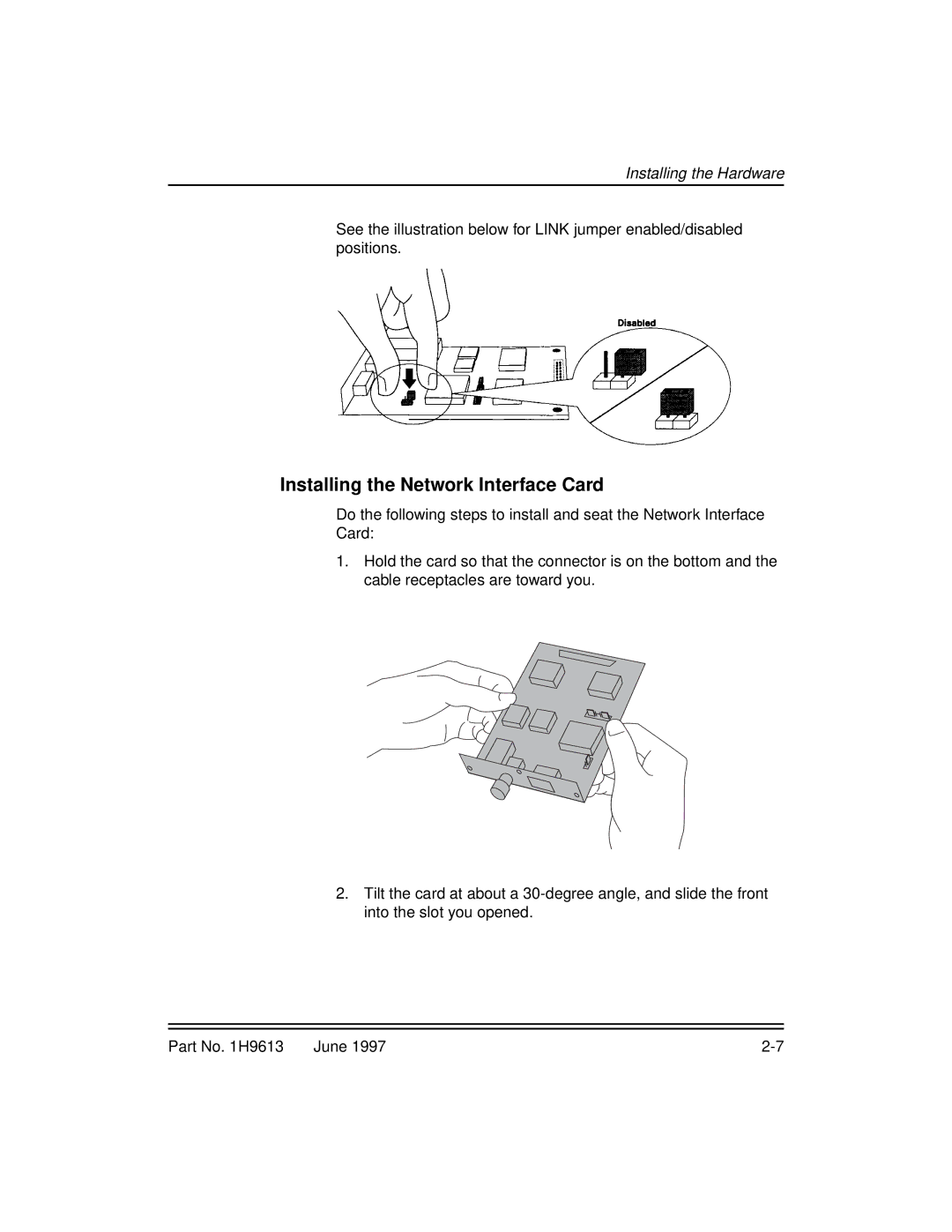 Kodak XLS 8400 setup guide Installing the Network Interface Card 