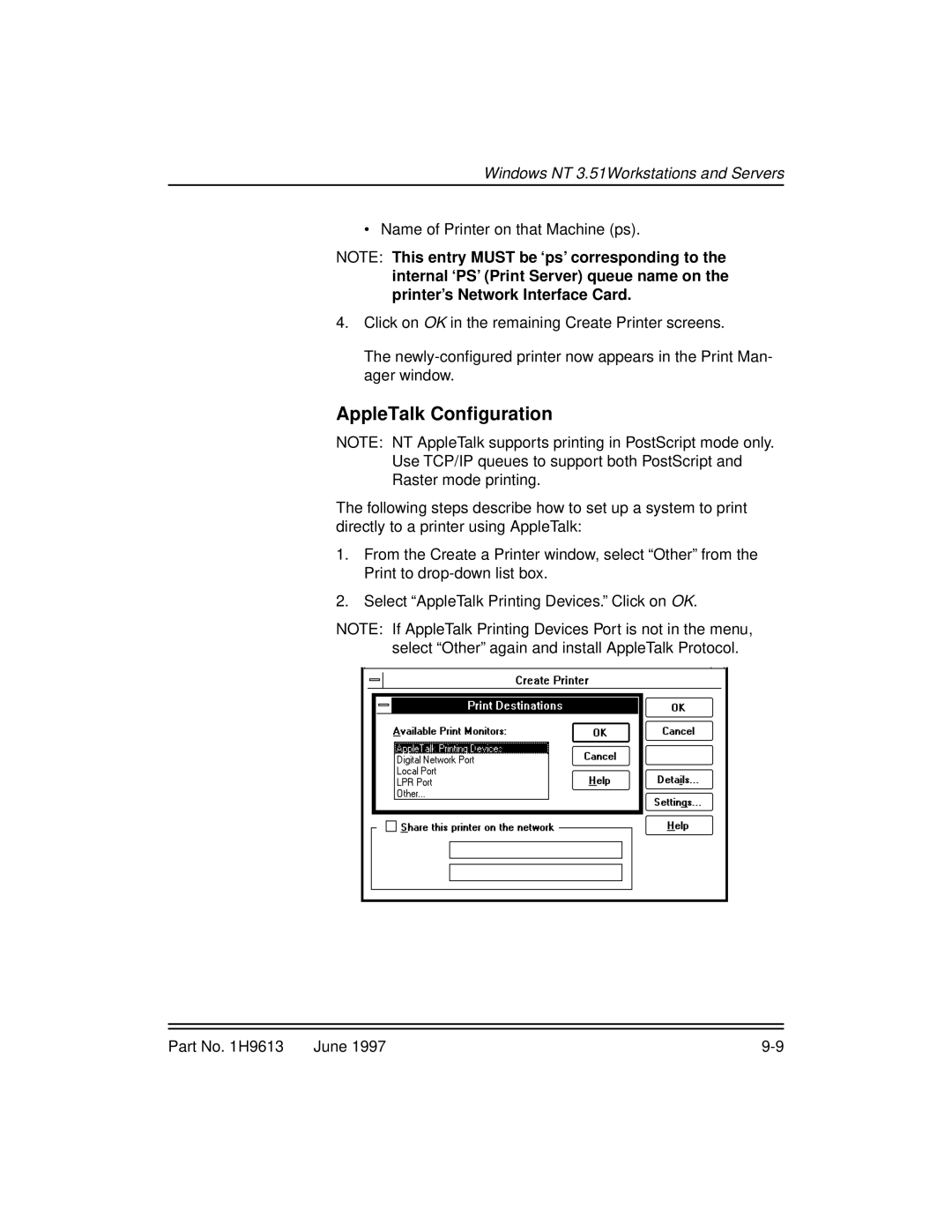 Kodak XLS 8400 setup guide AppleTalk Configuration 