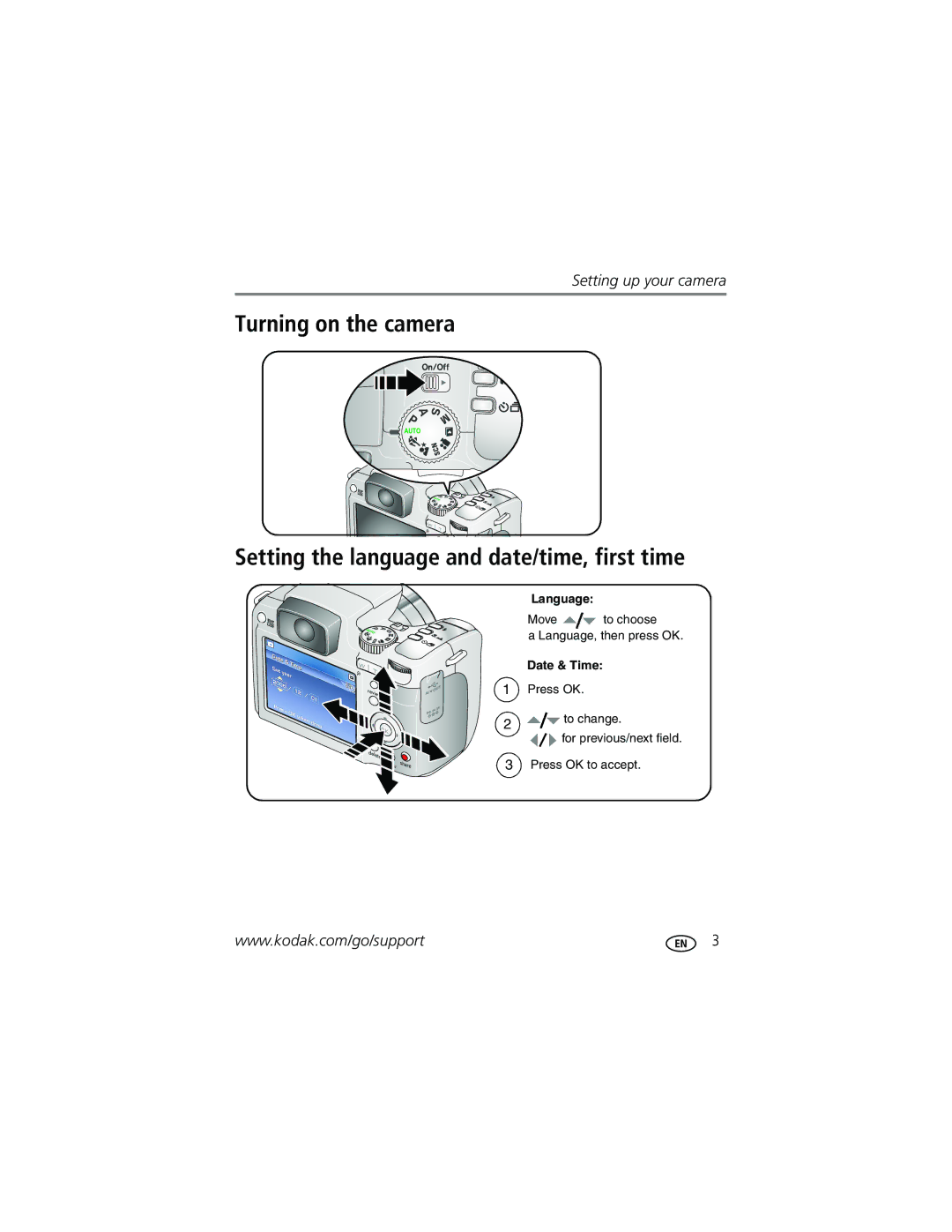 Kodak Z612 manual Language 