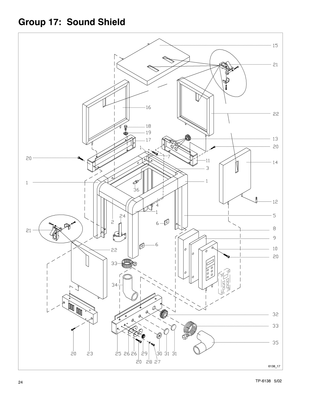 Kohler 4EOZ, 3.5EFOZ manual Group 17 Sound Shield 