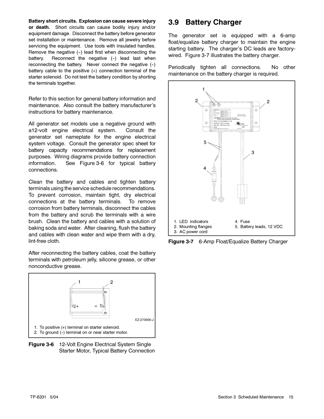 Kohler 12RES, 8.5RES manual EZ-273000-J 