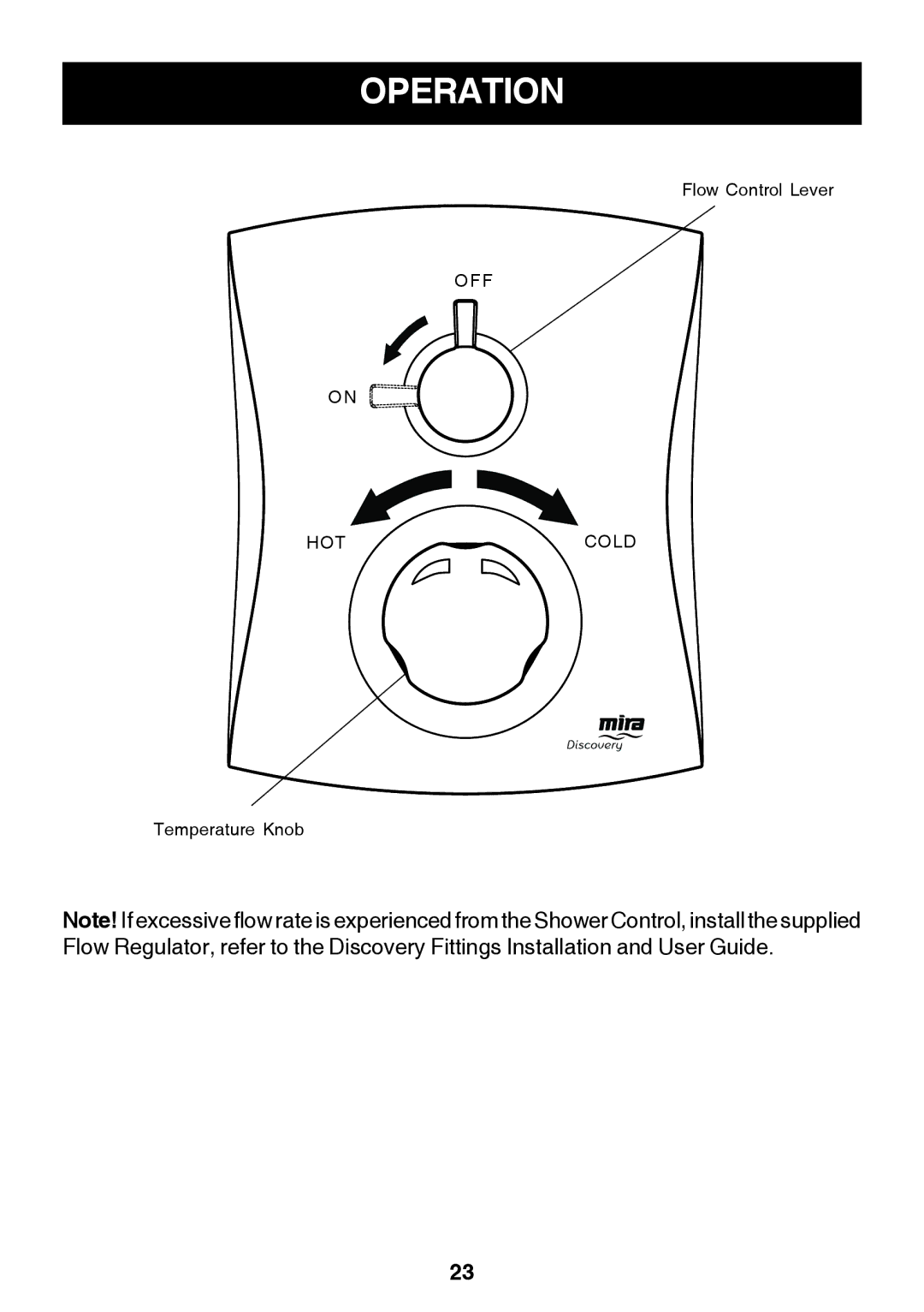 Kohler Discovery manual Operation 