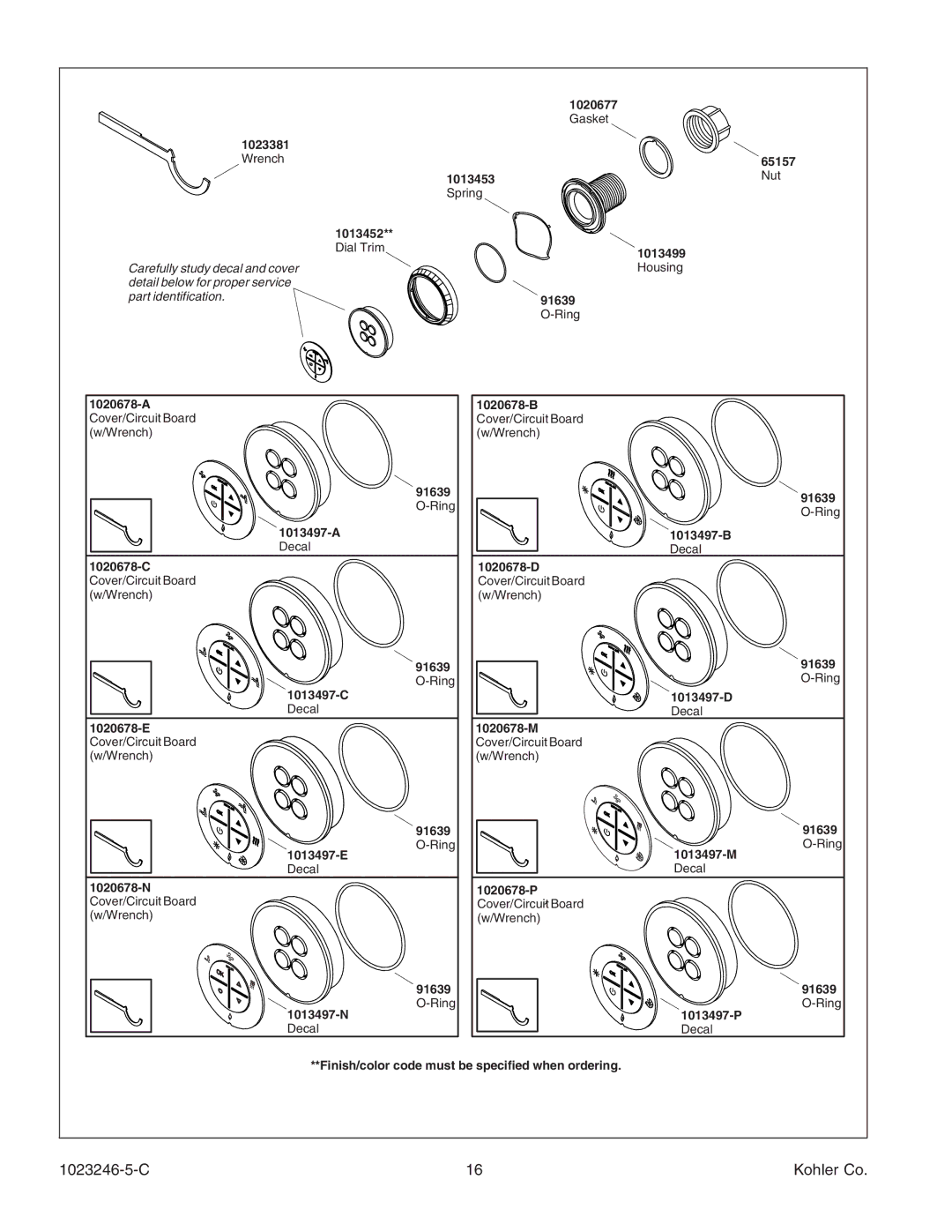 Kohler K-1418-CT manual 1020677 