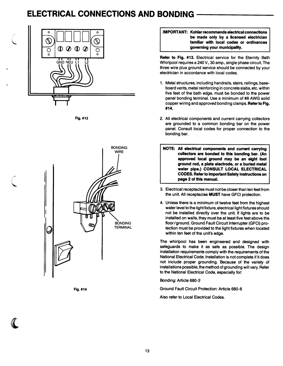 Kohler K-1522-ET manual 