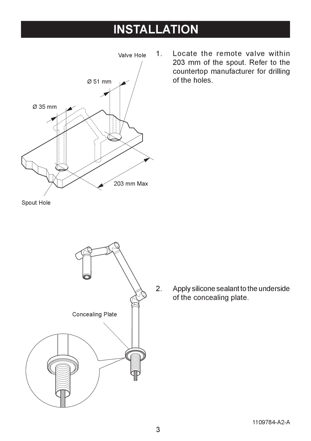 Kohler K-6227A manual Installation 