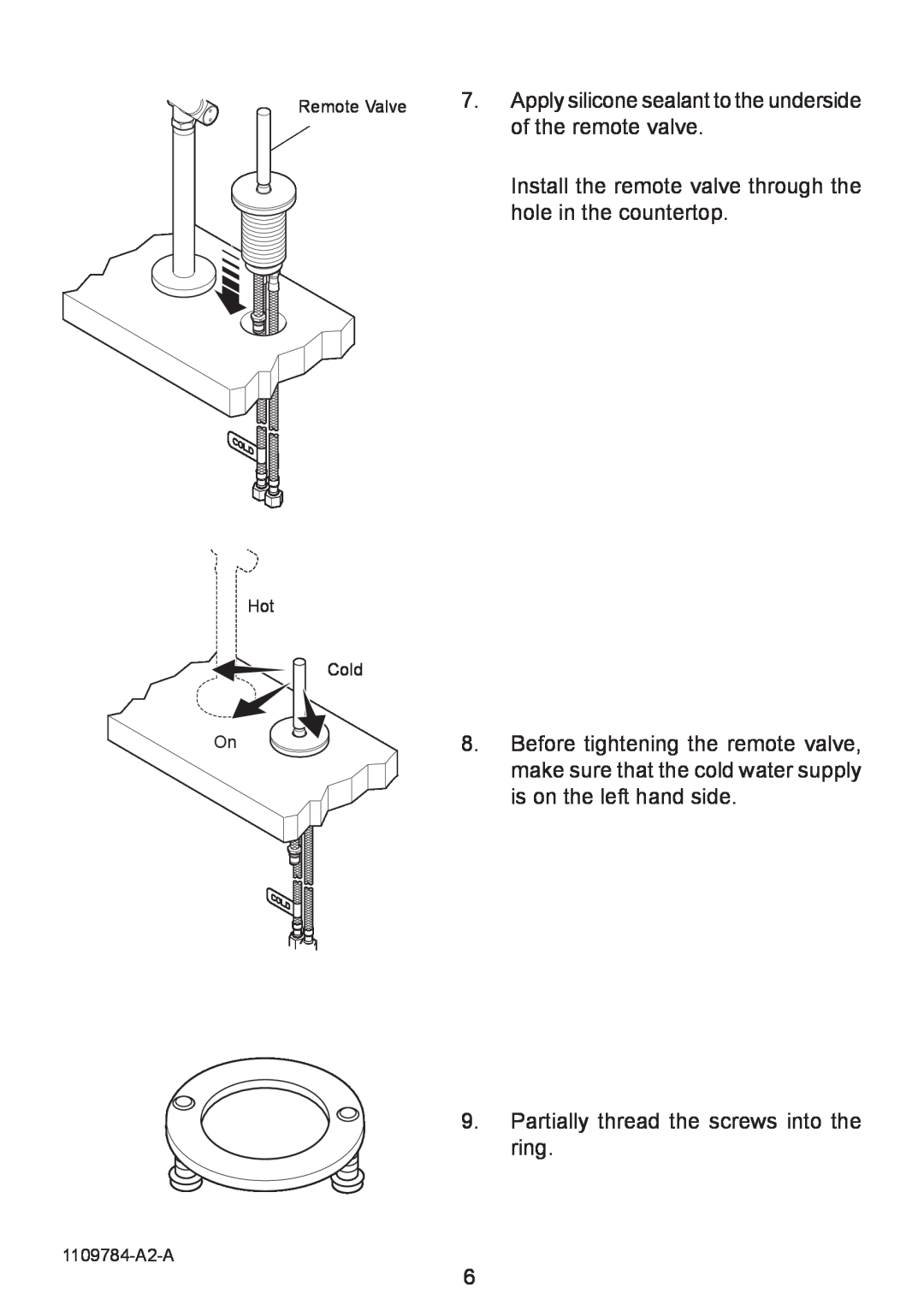 Kohler K-6227A manual Partially thread the screws into the ring 