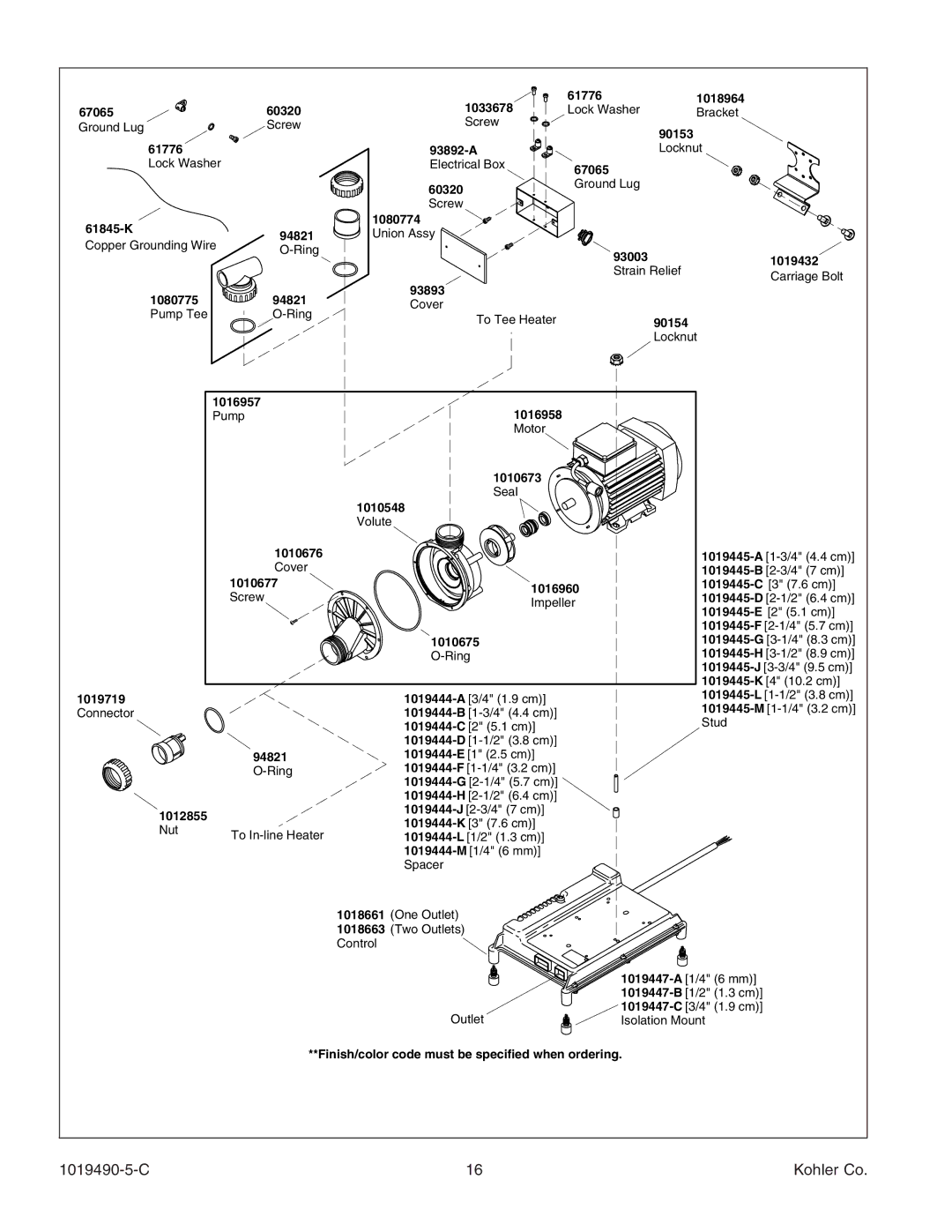 Kohler K-812-N1 manual 1033678 61776 