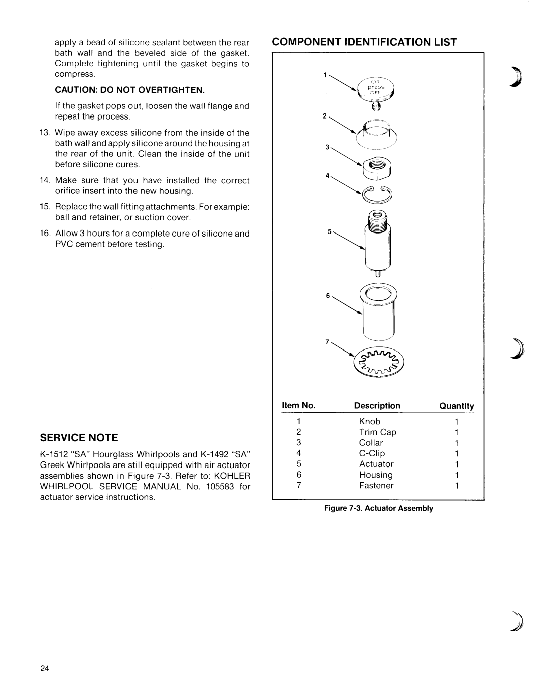 Kohler SA Series manual 